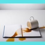 spilled-coffee-on-book-palegreen-background